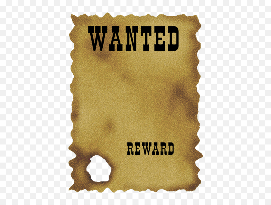 Wanted Blank Transparent Png Clipart - Fill In Wanted Poster,Wanted Poster Png