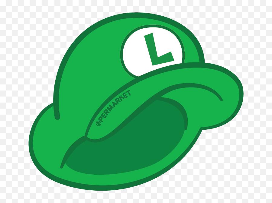 Pin De Permar Stickers En - Clip Art Png,Luigi Hat Png