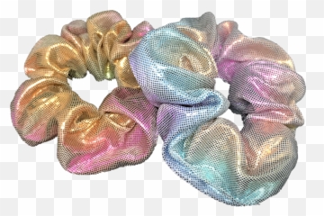 Download Hd Holographic Unicorn Hair - Bead Png,Scrunchie Png