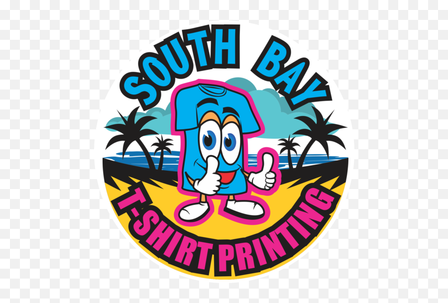 South Bay T - Shirt Printing Serving The South Bay Since 2014 T Shirt Printing Logo Designs Png,Shirt Logo Png