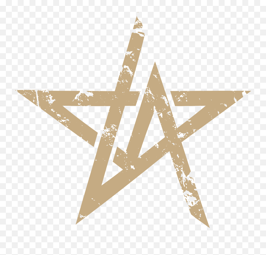 The Arrs Logo666 - Pentagram Star Full Size Png Download Star And Moon Vector,Pentagram Transparent