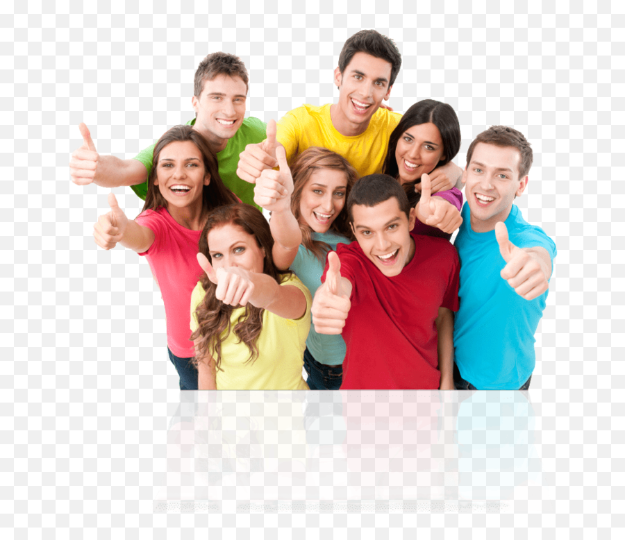 Download Free Png Students - People With Thumbs Up,College Students Png