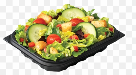 Veg Patties Png - Wendyu0027s Baked Potato And Side Salad Cherry Tomatoes,Potato Salad Png