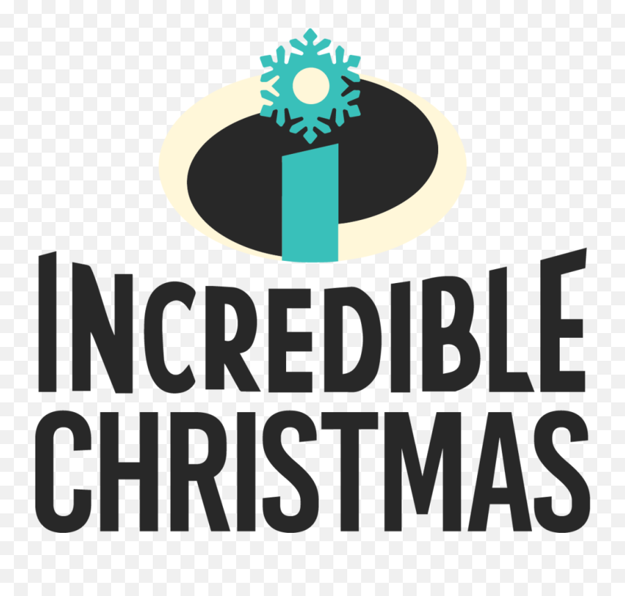 Download Incrediblechristmaslogo - Disney Pixar The Graphic Design Png,Incredibles Logo Png