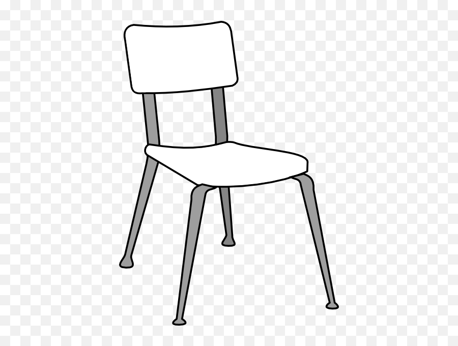 White Classroom Chair Clip Art - Office Office Chair Png,Office Chair Png