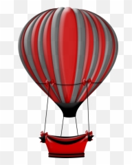 Balon Hot Air Balloon Clipart Christening Scrapbook - Hot Air Balloon Png,Globo Png