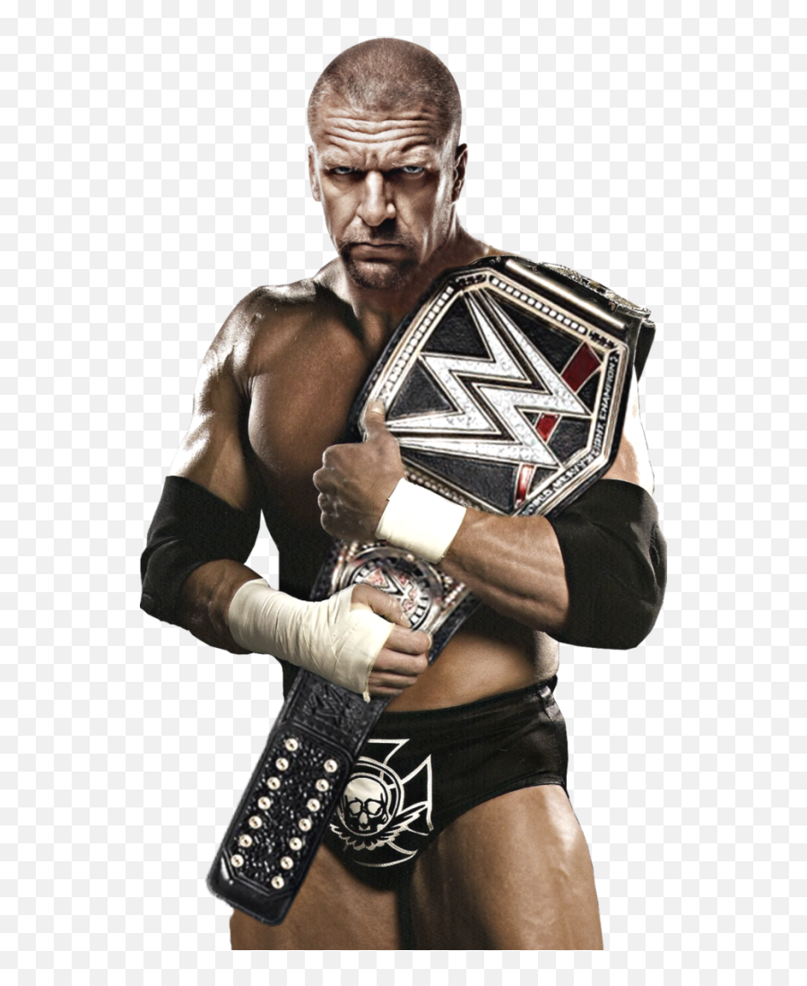 Wwe Triple H Holding Championship - Wwe Triple H Wwe Champion Png,Triple H Png