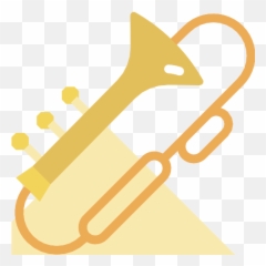 Trombone Png Icons And Graphics - Trumpet