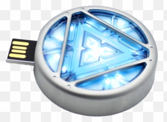 Arc Reactor Light Up Flash Drive Usb - 8gb png