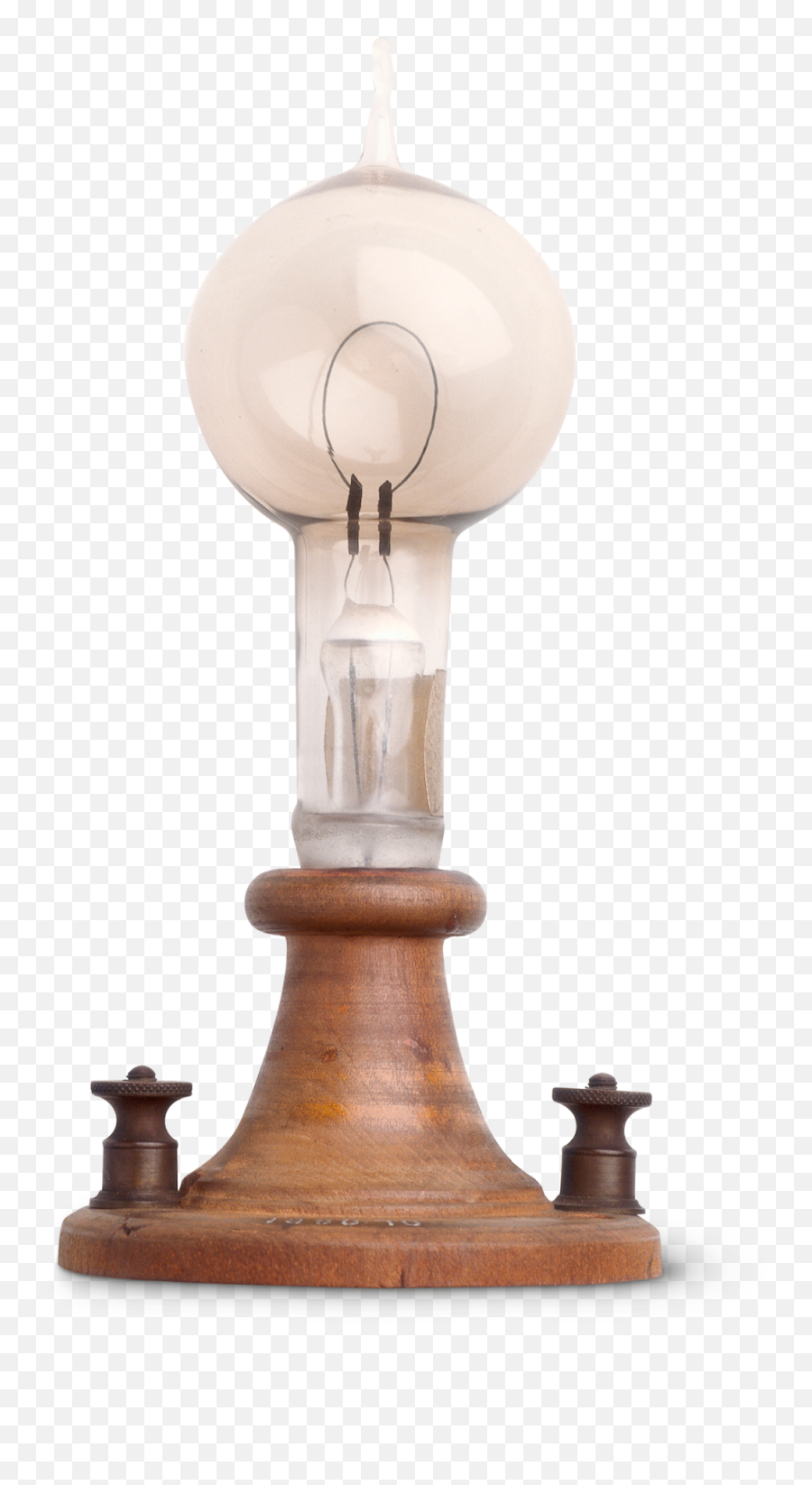 First Lamp Edison Png Image With - First Bulb,Lightbulb Transparent Background