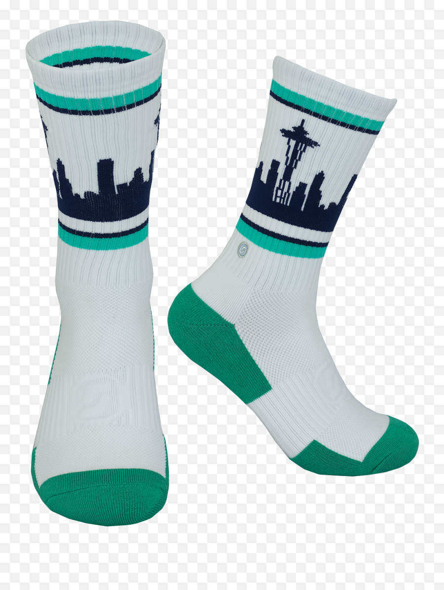 Download Hd Seattle Skyline Socks - Sock Png,Seattle Skyline Png