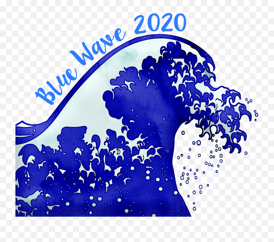 Watercolor Wave Blue 2020 - 2020 Png,Blue Wave Png