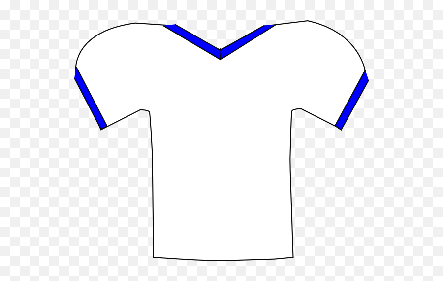 Football Jersey Outline Clip Art - Blue Football Jersey Clip Transparent Background Football Jersey Clipart Png,Football Outline Png
