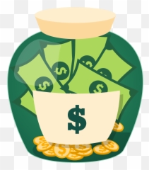 Vector Black And White Coin Jar Clipart - Posters On Save Money Saving Icon Png