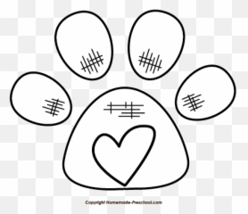 Free Paw Print Clipart Pictures - Clipartix Art png