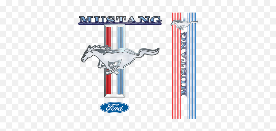 Mustang Logo With Sleeve Print - Ford Png,Mustang Logo Png
