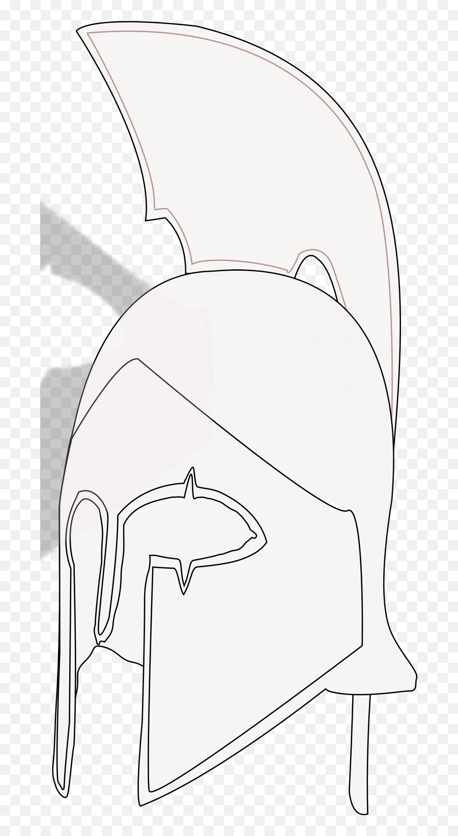 Spartan Helmet Svg Vector Clip Art - Svg Clipart Illustration Png,Spartan Helmet Png