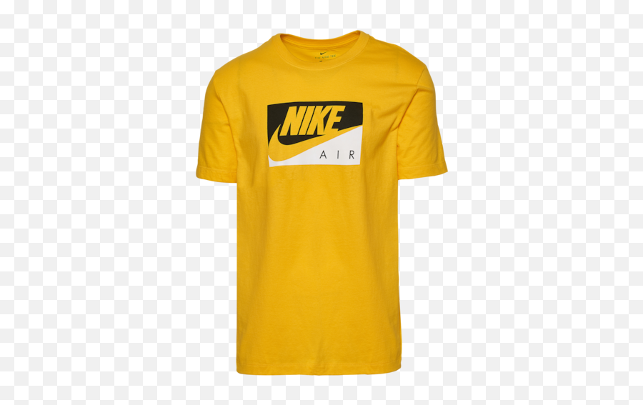 Nike Boxed Air T - Shirt Amarillo Black White En 2020 Antrim Camogie Jersey Png,Nike Logo Images