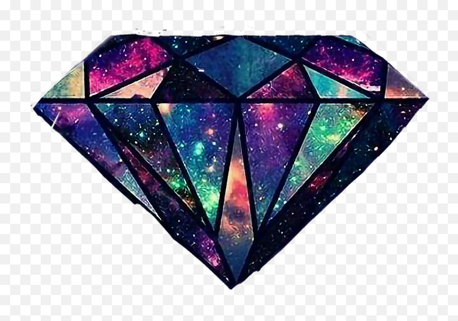 Diamante Galaxia Joia Galaxy Tumblr - Transparent Galaxy Diamond Logo Png,Diamante Png