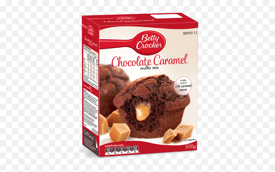Betty Crocker Chocolate Caramel Muffin Mix - Betty Crocker Png,Betty Crocker Logo