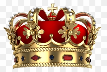 Farkle Nation World Domination Gold Crown Tattoos - Transparent Background Royal Png