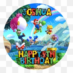 Mario - Circle Png,Blippi Png