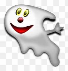 New Facebook Emojis For Messenger - Clear Background Ghost Clipart Png Transparent