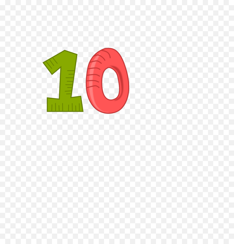 10 Numbers Clipart File Png Images - Number 10 Clipart Png,Number 10 Png