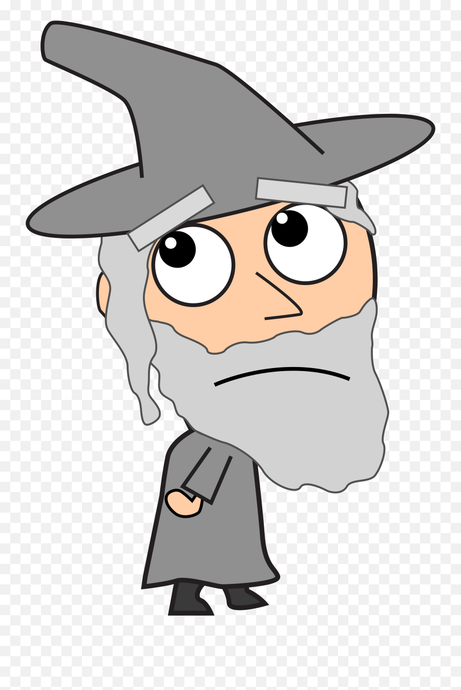 Gandalf Hat Png - To Illustrate The Simple Difference Fictional Character,Gandalf Png