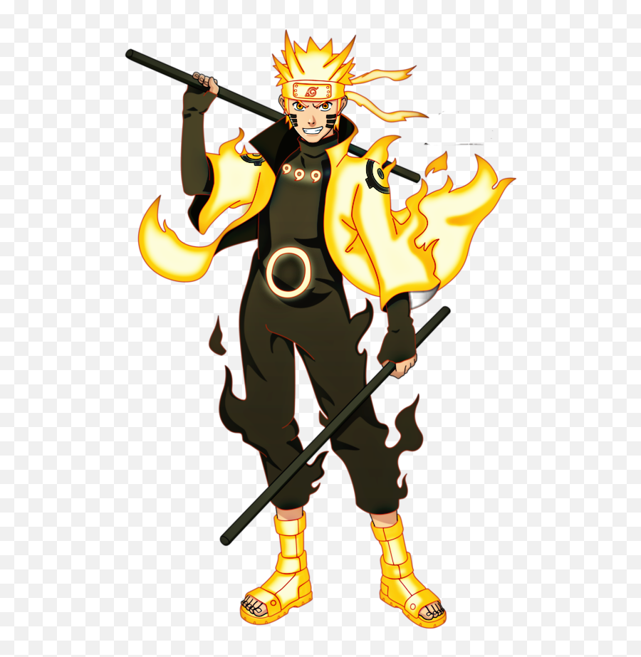 Naruto Uzumaki # (Modo Sabio) transparent background PNG clipart