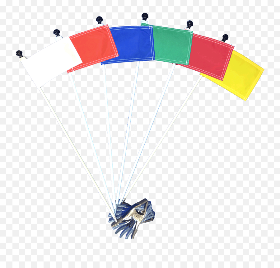 Golf Cart Flag - Stock Colors Toy Parachute Png,Blank Flag Png