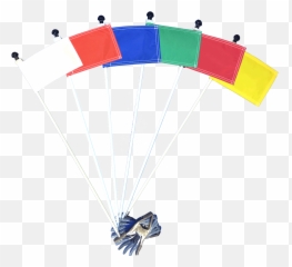 Golf Cart Flag - Stock Colors Toy Parachute png