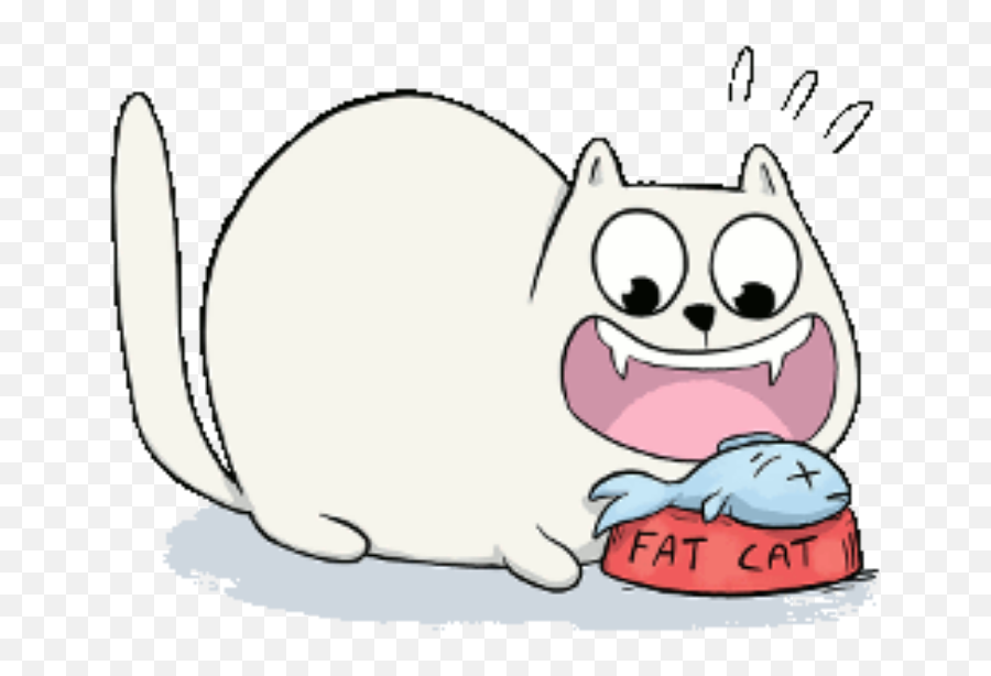 Fatcat Eating - Fat Cat Hangouts Png,Eating Png