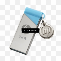 Hewlett Packard Logo - Hp Pen Drive 32gb HD Png Download Usb Flash