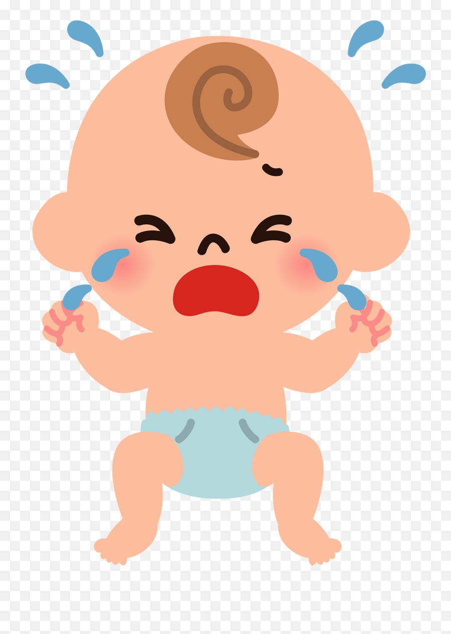 Baby Is Crying Clipart - Baby Crying Clip Art Png,Baby Crying Png