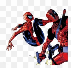 Spiderman And Deadpool Png Transparent Hd Photo Mart - Vs