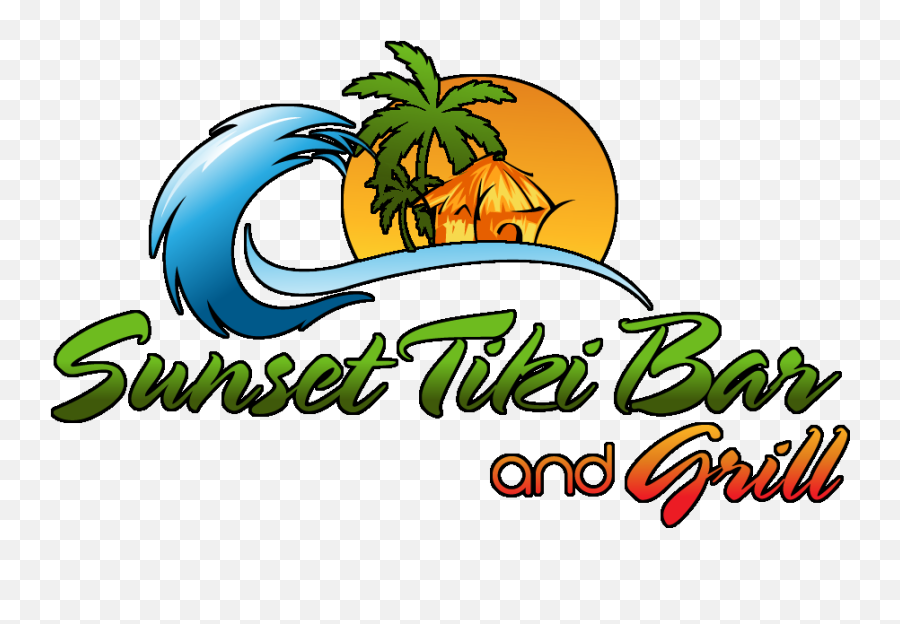Tiki - Sunset Tiki Bar Png,Sunset Logo