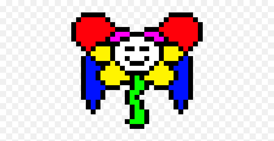 Download Hd Sassytale Flowey Sprite Undertale 8 Bit Grid Pixel Art Undertale Flowey Png Flowey Png Free Transparent Png Images Pngaaa Com