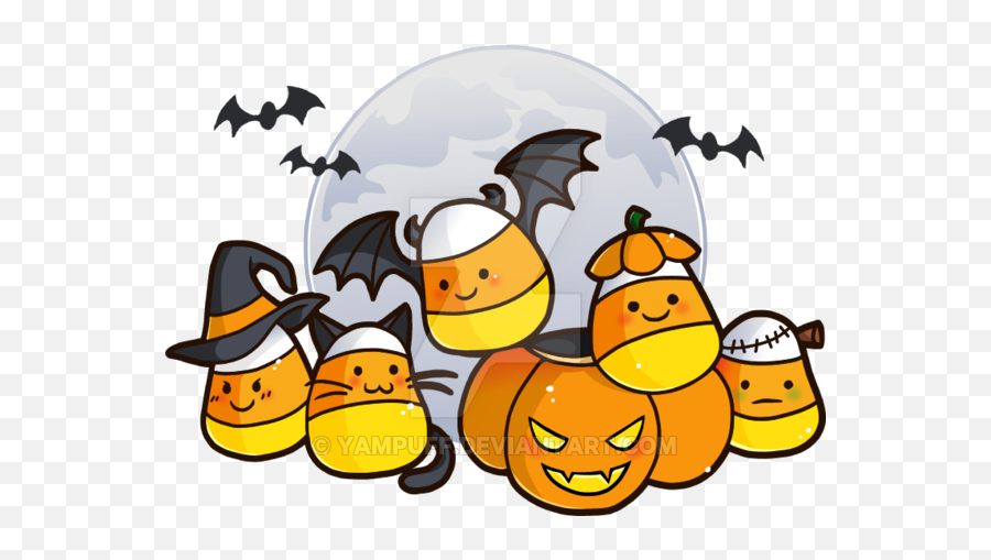 Download Hd Candy Corn Drawing - Cute Candy Cute Candy Corn Transparent Png,Candy Corn Png