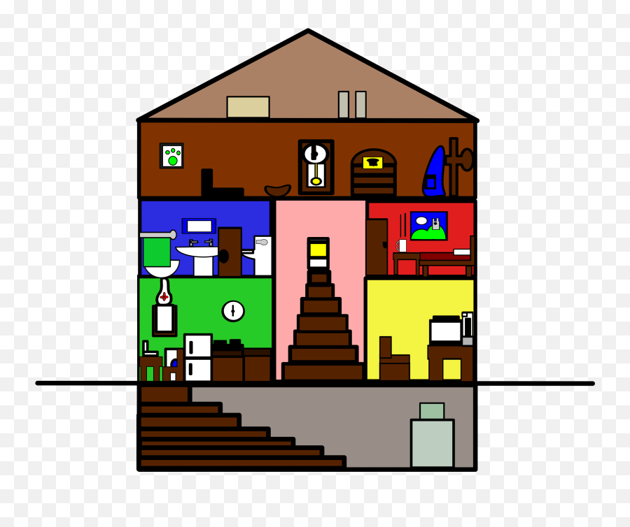Up House Png - Inside Of A House Clipart Transparent,House Clipart Transparent