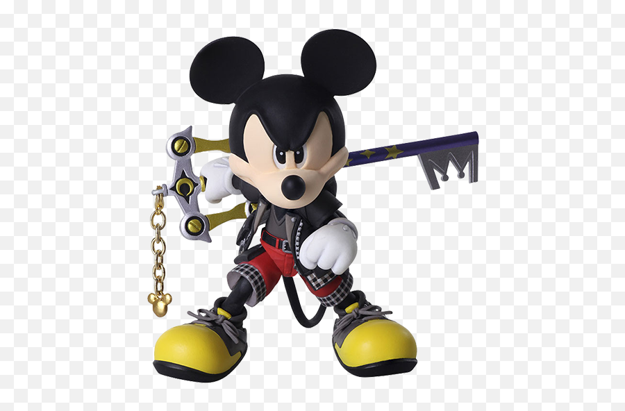 Kingdom Hearts Iii King Mickey Collectible Figure By Square Enix - Kingdom Hearts Mickey Mouse Png,Kingdom Hearts Png