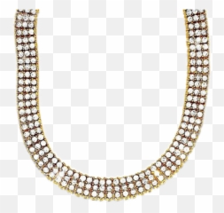 gold diamond chain png