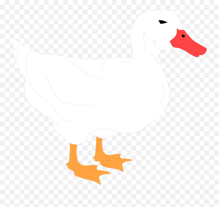 White Duck Clipart Transparent - White Duck Clipart Transparent Background Png,Duck Clipart Png