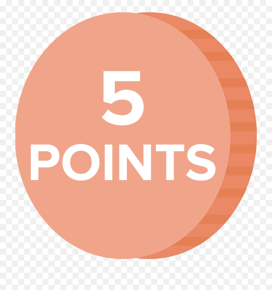 Intro Rewards - 5 Points Icon Png,Reward Points Icon