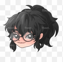 Draw Cool Or Cute Icon Avatar For Your Twitch Youtube - Hair Design png