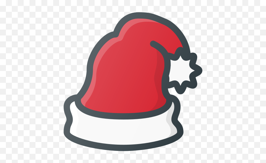 Santa Hat Christmas Free Icon Of - Christmas Day Png,Christmas Icon Png