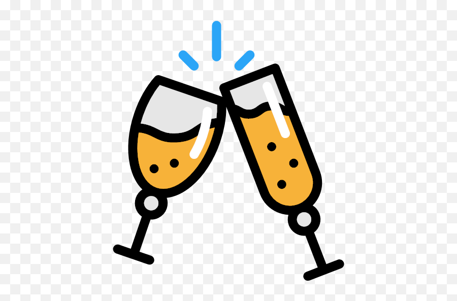 3 De Linear Color Champagne Icon - Christmas Icons Design Png,Champagne Icon Png
