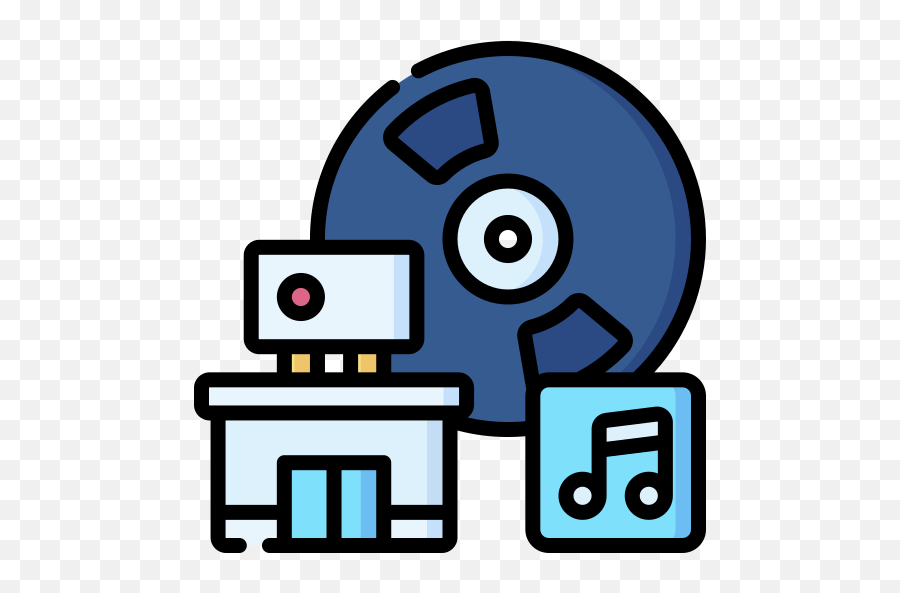 Record Label - Free Music Icons Music Label Icon Png,Label Icon Png