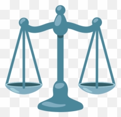 Balance Scale Emoji - Balanza De La Justicia png