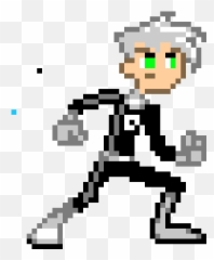 Danny Phantom - Danny Phantom Pixel Art Png,Danny Phantom Png